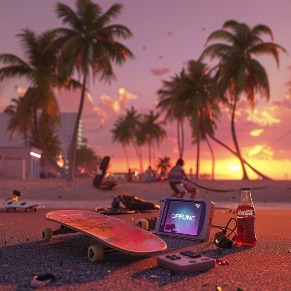 Offline (Synthwave Type Beat)